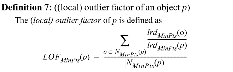 defination of outlier